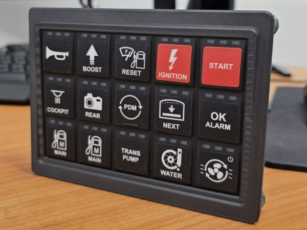 Photo of MoTeC Haltech CAN Keypad Flush Mount Front