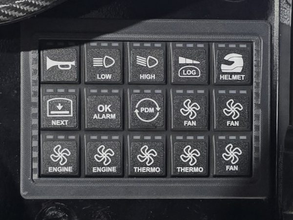 Photo of MoTeC Haltech CAN Keypad Flush Mount Front Mounted 2